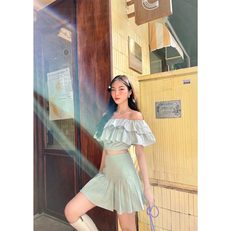 CHIC a CHOO - Áo trễ vai bèo tầng mùa hè ROSA TOP