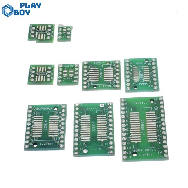 Bộ Bo Mạch Pcb Msop Tssop Sot23 8 10 14 16 20 24 28 Smt To Dip