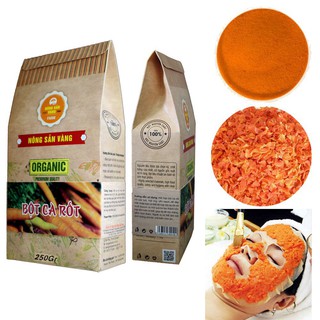 Bột Nông Sản Vàng Cà Rốt 250g