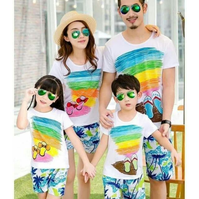 set 4 áo gia đình