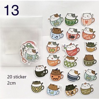 [T2-25] - Gói Sticker 40 Miếng Dán Trang Trí Dễ Thương