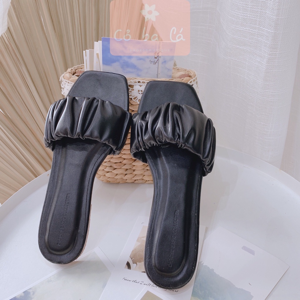 DÉP NỮ THỜI TRANG COBALA SHOES - DÉP ĐẾ BỆT CAO CẤP - DÉP LÊ NỮ - DÉP QUAI NGANG NHÚN CAO CẤP D20057400