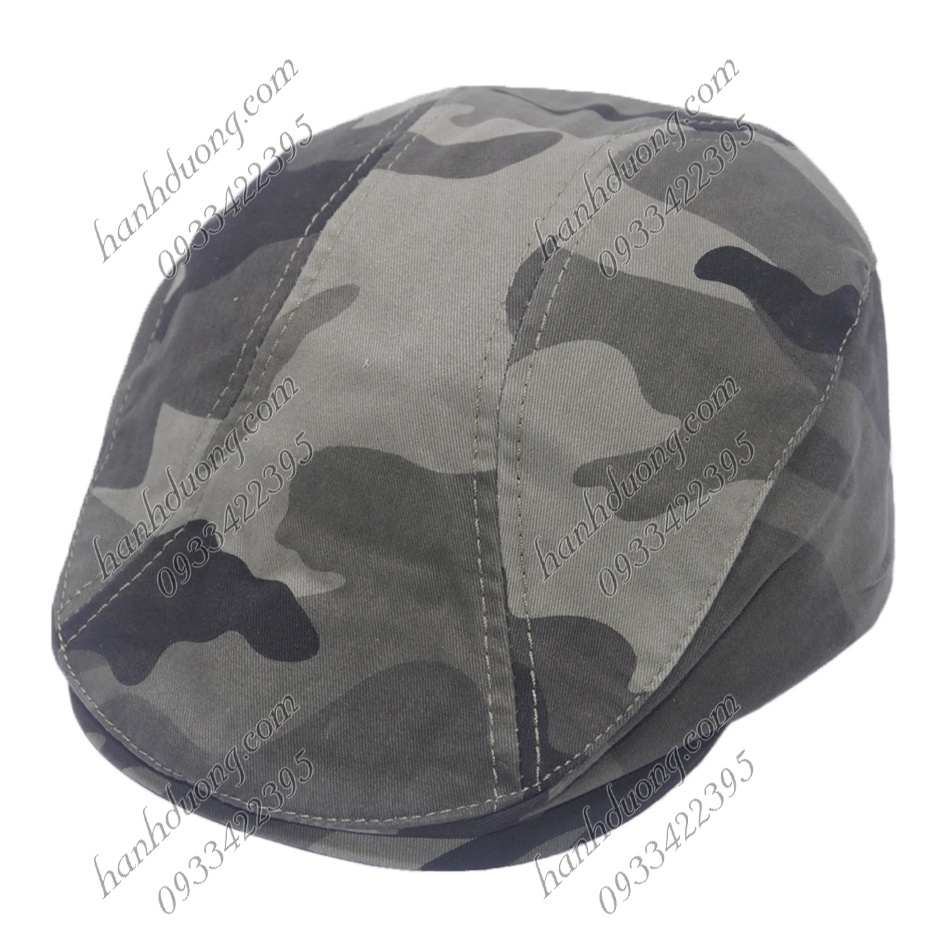 Nón beret nam mỏ vịt người lớn không có logo