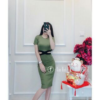 Đầm body khoét eo
