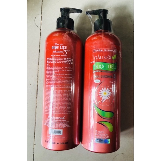 Dầu gội dược liệu Thái Dương 3 - 600ml và 480ml