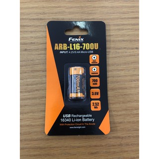 PIN SẠC 16340 Fenix