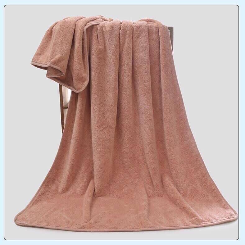 Khăn tắm lông cừu cao cấp 100x50cm siêu thấm Vapuno Hàn Quốc