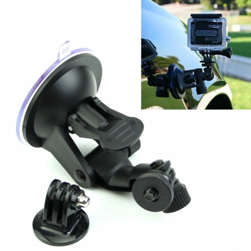( THANH LÝ SỐC H 4 ) Đế Hít Lên Kính Cho Camera Hành Trình GoPro, SJCam, Xiaomi Yi | BigBuy360 - bigbuy360.vn