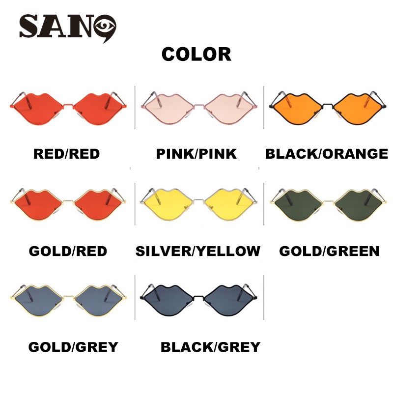 Kính mát nữ gọng hình đôi môi quyến rũ thời trang