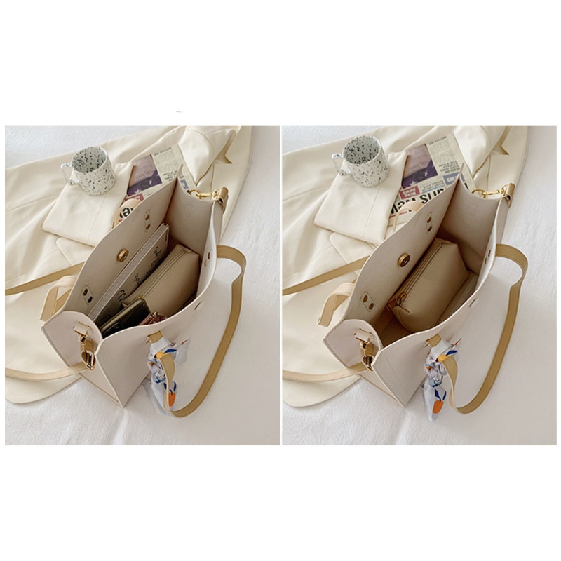 Set 2 Túi Xách Da PU Cỡ Lớn Thời Trang Nữ