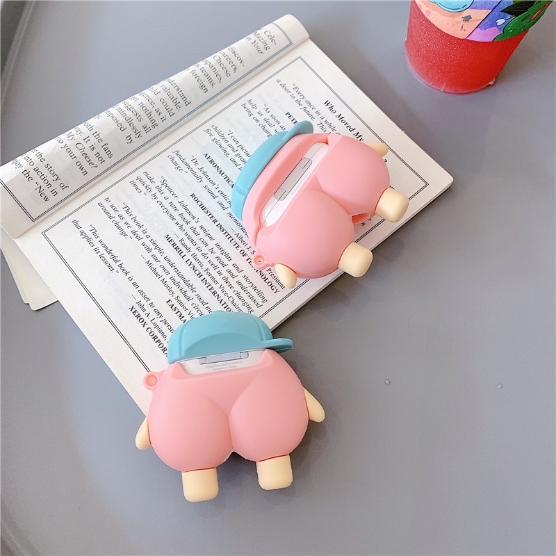 Vỏ Bảo Vệ Hộp Sạc Tai Nghe Airpods 1/Airpods 2/Airpods Pro Hình Ngộ Nghĩnh