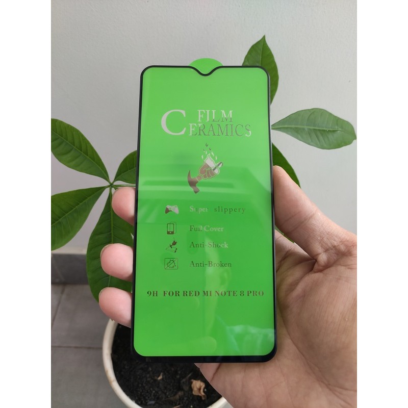 Cường lực Redmi Note 9s/note8/note7/10x...đủ các dòng Redmi, gốm dẻo ceramic, không vỡ cạnh, siêu dẻo
