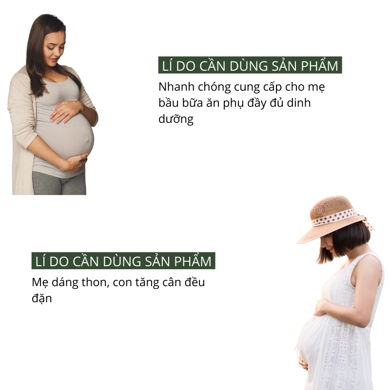 Ngũ cốc bà bầu Pregnlife cao cấp siêu dinh dưỡng mẹ dáng thon con tăng cân đều đặn NCB001