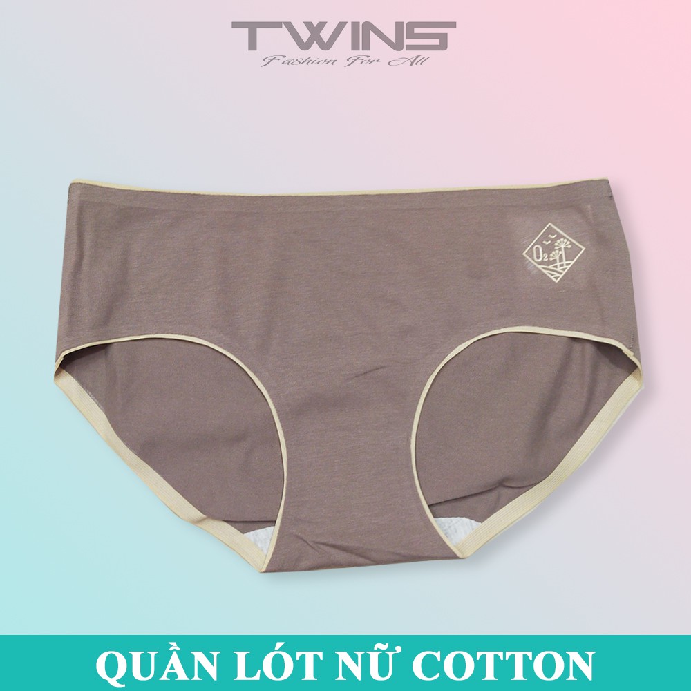 Quần lót nữ cotton kháng khuẩn cao cấp trơn mềm mại thoáng mát không lộ đường may size dưới 60kg