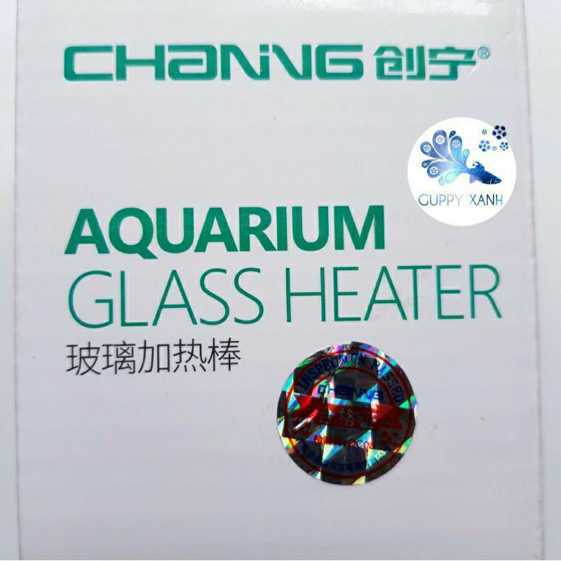 Sưởi Nhiệt Độ Cho Hồ Cá Cảnh, Sưởi Thủy Tinh Chuẩn, Chính Xác 50w, 100w, 200w, 300w- Milo Guppy