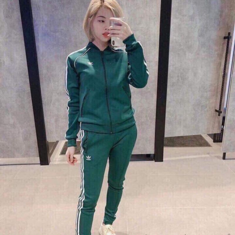 Bộ super.star women/ green chất siêu đẹp