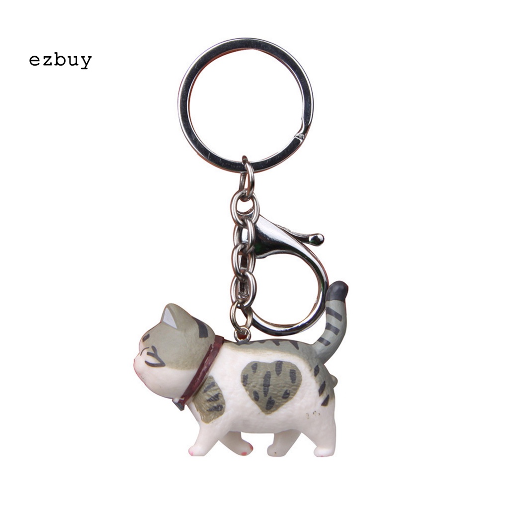 Móc Khóa Hình Mèo Chubby Mini Dễ Thương