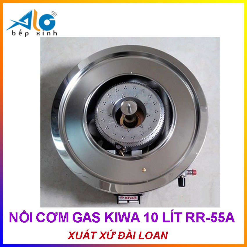 Nồi cơm gas Kiwa 10 lít MK-55A - Xuất xứ Đài loan - Alo Bếp xinh