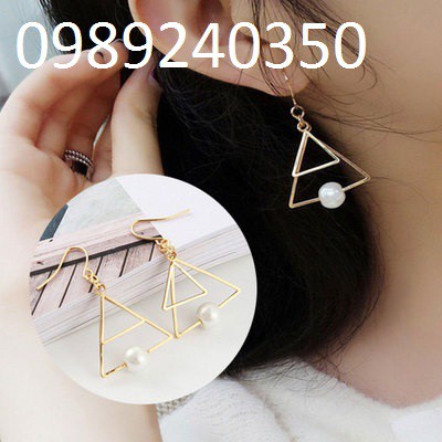 Khuyên tai, hoa tai nữ đẹp, trẻ trung, phong cách Hàn Quốc