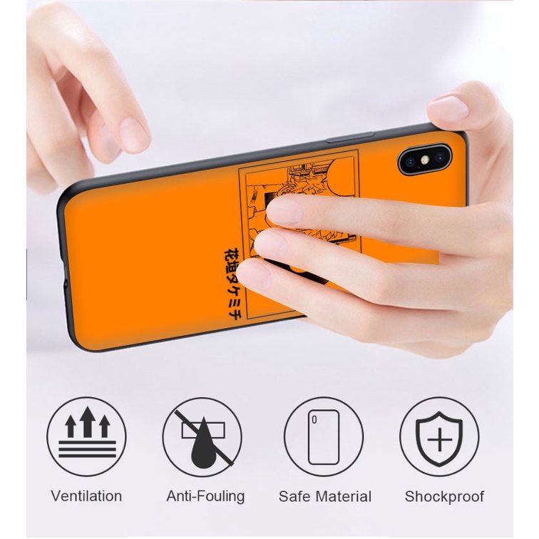 Ốp Điện Thoại Dẻo Họa Tiết Hoạt Hình Hanagaki Takemichi Cho iPhone XS Max XR 5 5S SE 6 6S 7 8 Plus R2EI12