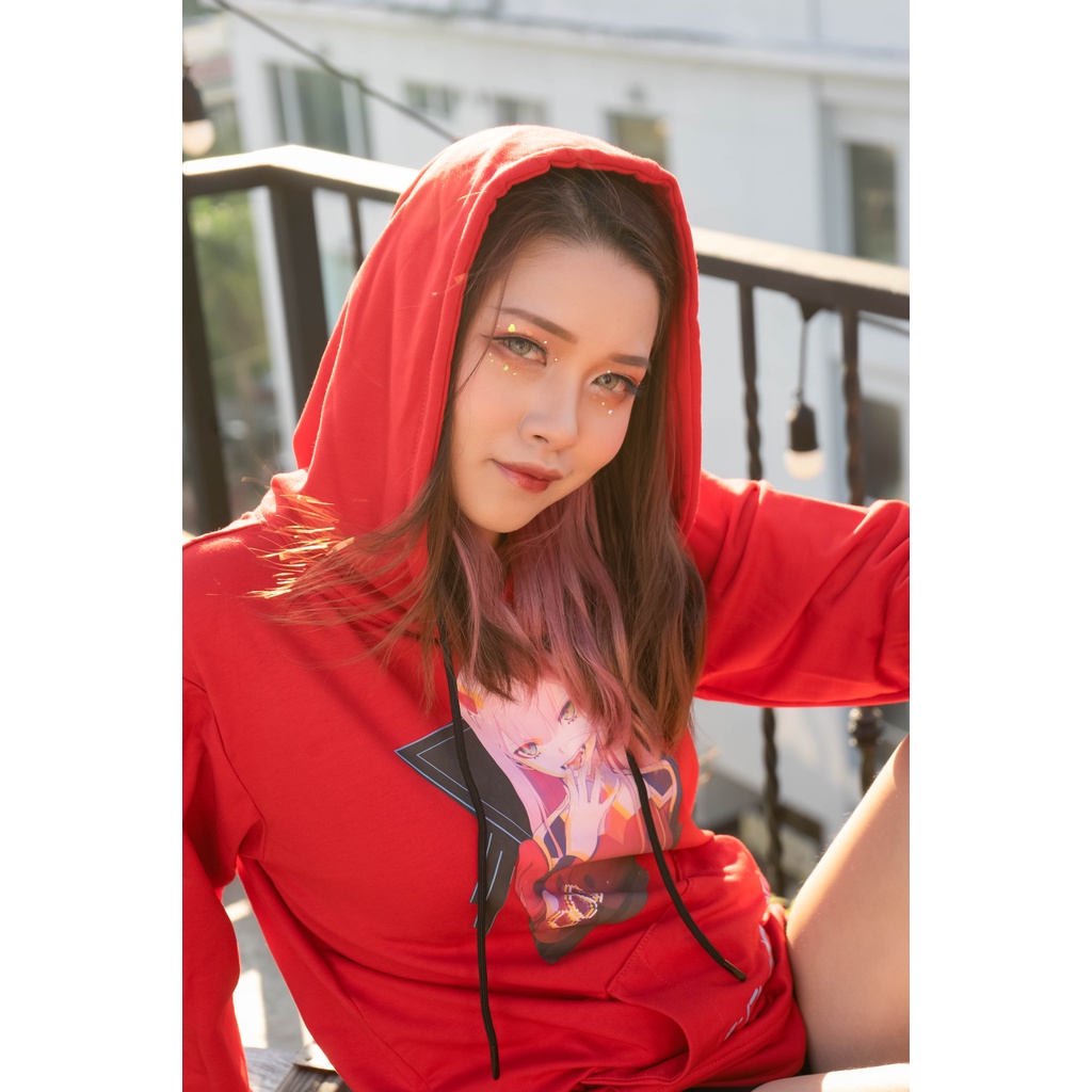 Áo Hoodie Otaku Waifu: Zero Two Nỉ bông cho Nam / Nữ by The Runaway