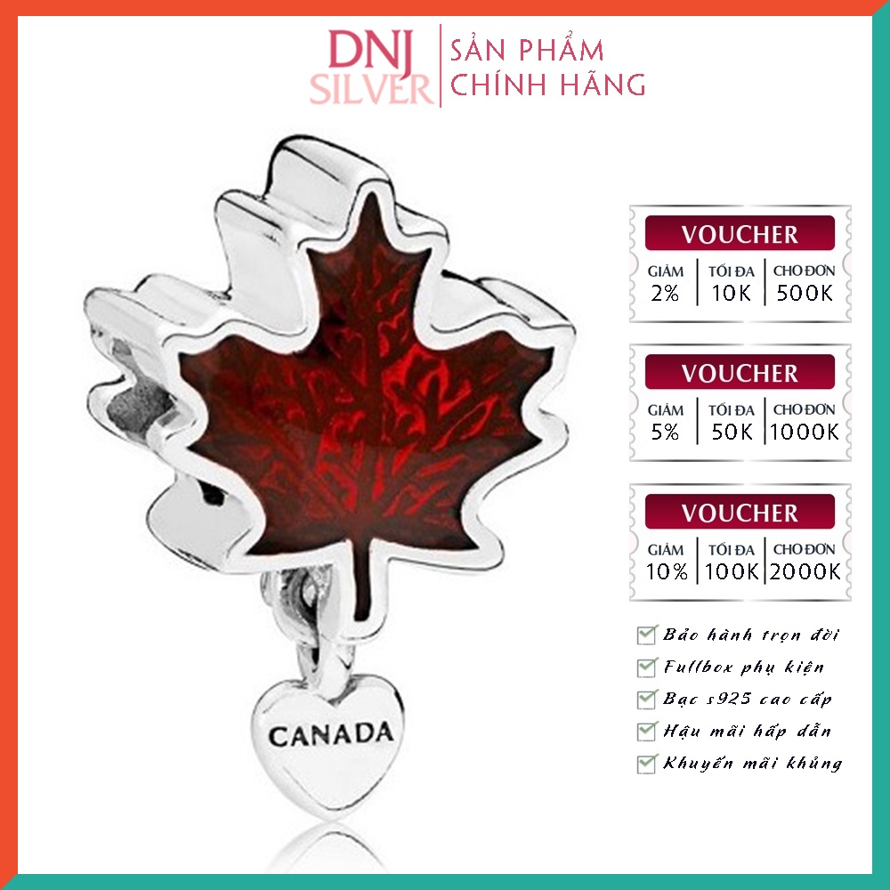 Charm bạc 925 cao cấp, bộ tổng hợp các mẫu charm bạc DNJ để mix vòng charm - Bộ sản phẩm từ DN129 đến DN144