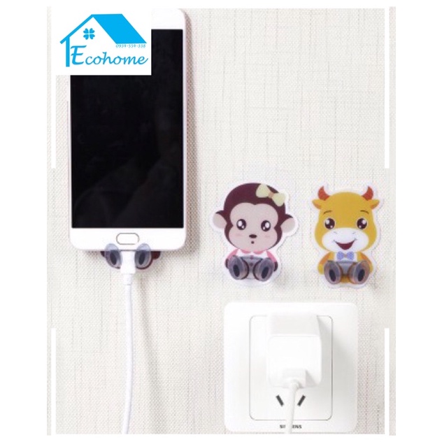 Ecohome Móc treo ổ cắm hình thú