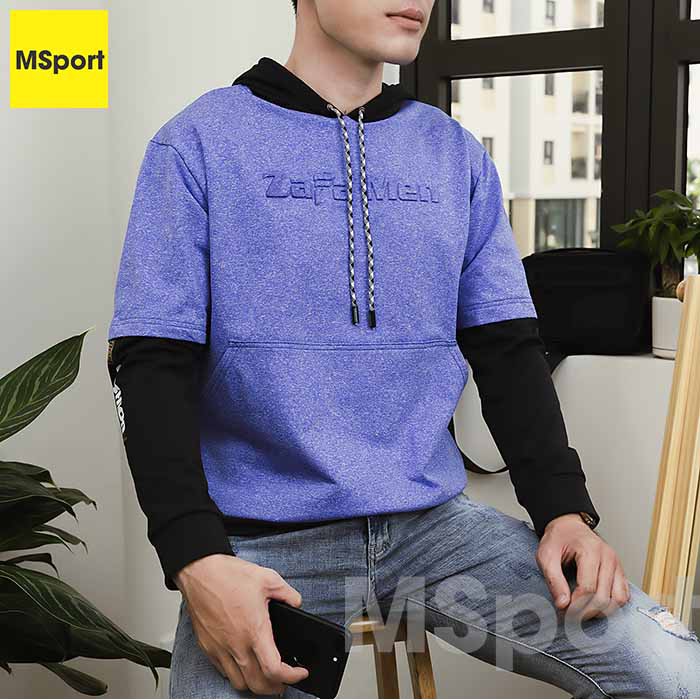 Áo Khoác Nỉ Thể Thao Nam Có Mũ Túi Xéo Phong Cách Hàn Quốc Đẹp, Cao Cấp, Mặc Mát, Mềm Mịn