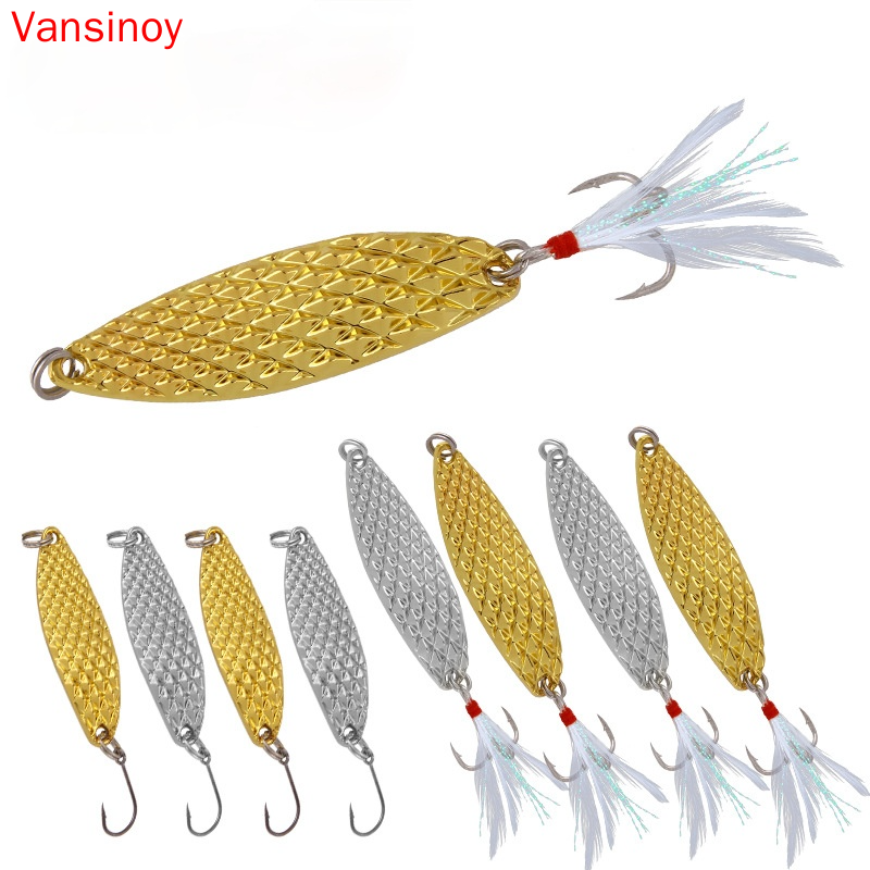 Mồi Câu Cá Nhân Tạo Màu Phản Quang Có Lưỡi Câu Hình Quả Dứa Và Lông Vũ Dài Hàng Mới Tấn Công Mandarin