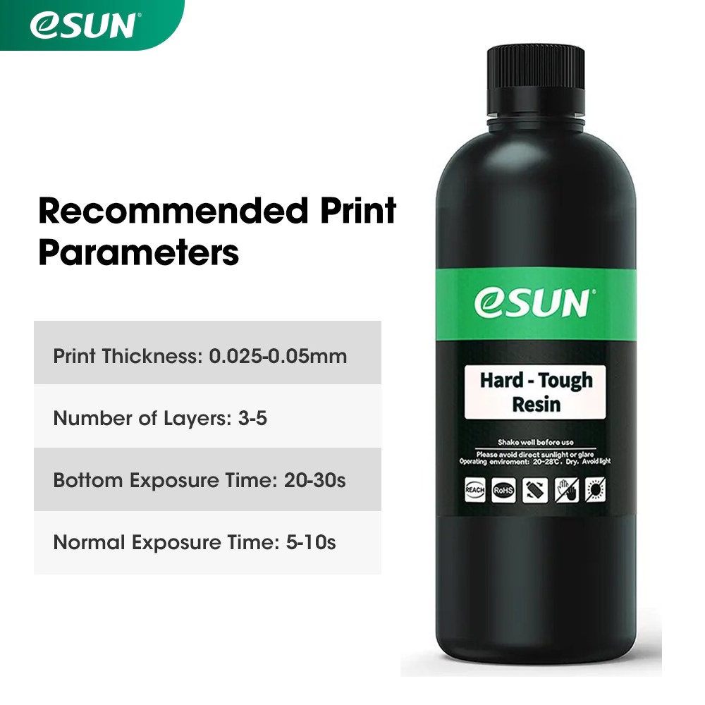 Nhựa in 3d eSun Hard-Tough Resin  0.5kg-1kg/Chai