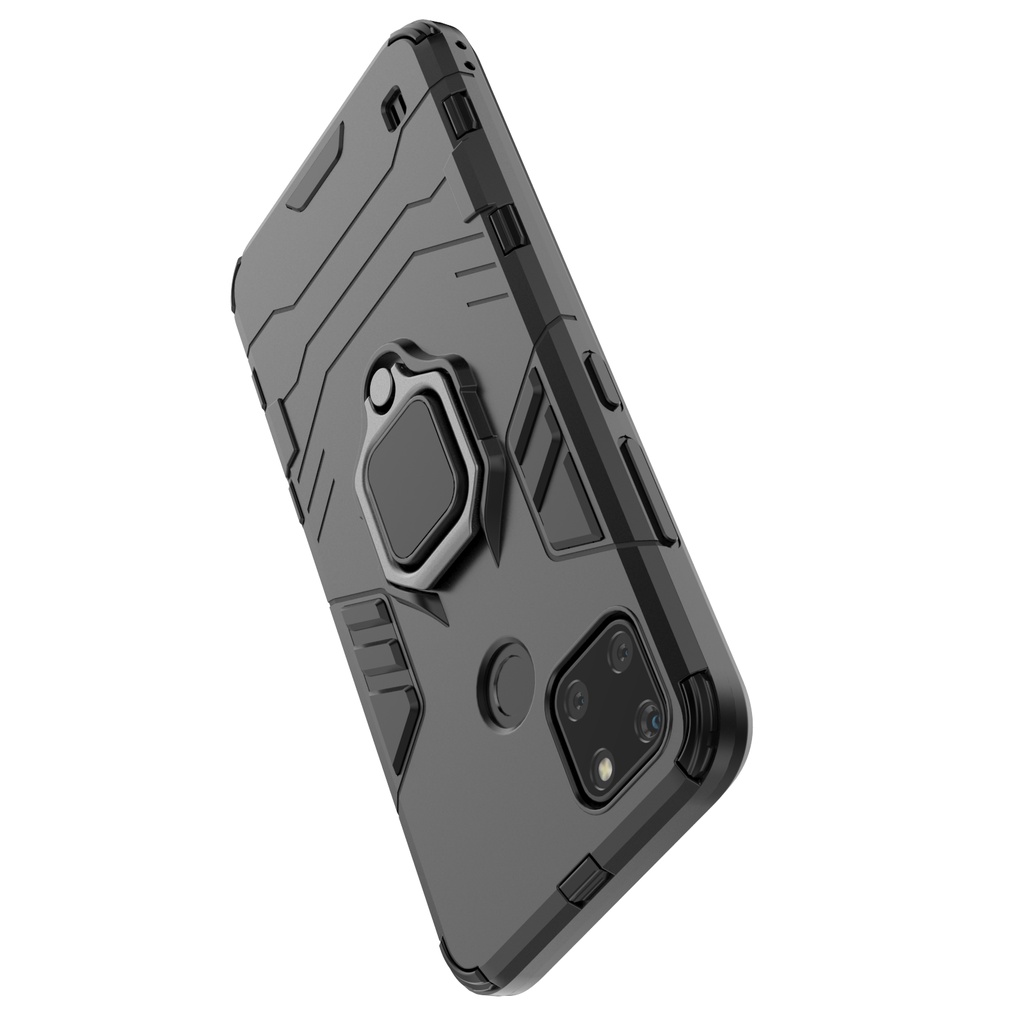 Ốp lưng Oppo Realme C21Y Iron Man Iring chống sốc giá đỡ xem phim kiêm nhẫn hút trên ô tô