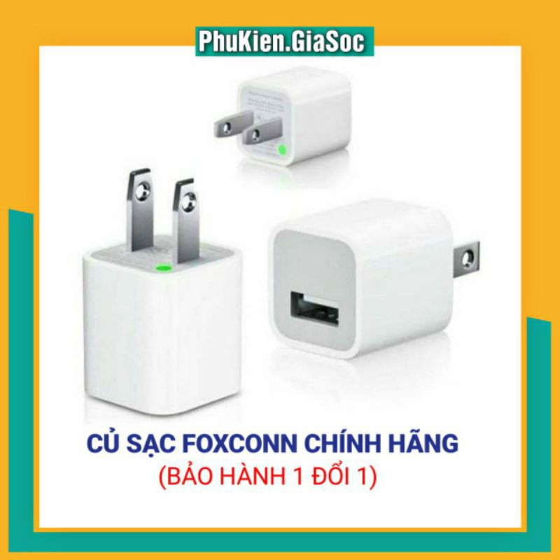 [SALE] CỦ SẠC FOXCONN IPHONE - BẢO HÀNH 1 ĐỔI 1