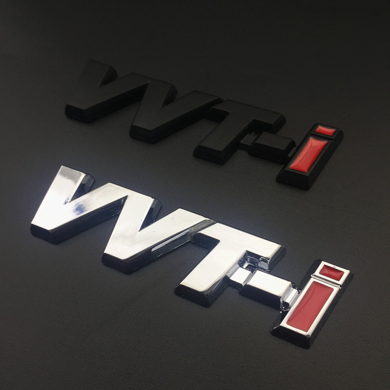 Logo Chữ VVTi Bằng Kim Loại Trang Trí Xe Hơi Toyota Camry Corolla Vios