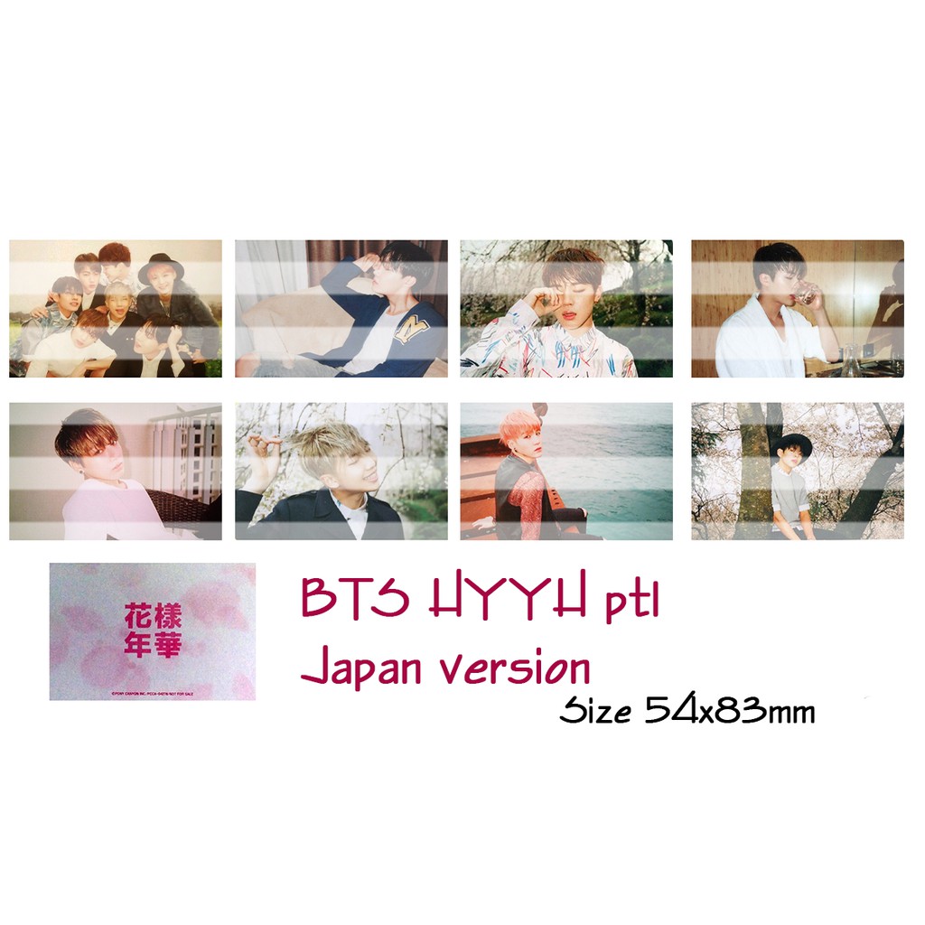 Bộ card UNOFFICIAL HYYH bản Nhật của nhóm BTS