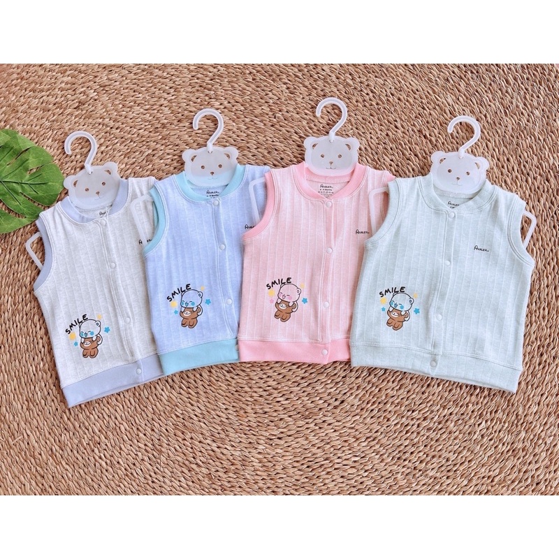 Áo gile nỉ nhung mịn cho bé trai và bé gái