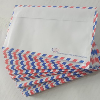 Tập 100 Chiếc Phong Bì Thư, Phong Bì Bưu Điện Có Keo Dán Sẵn (loại dày đẹp đủ )