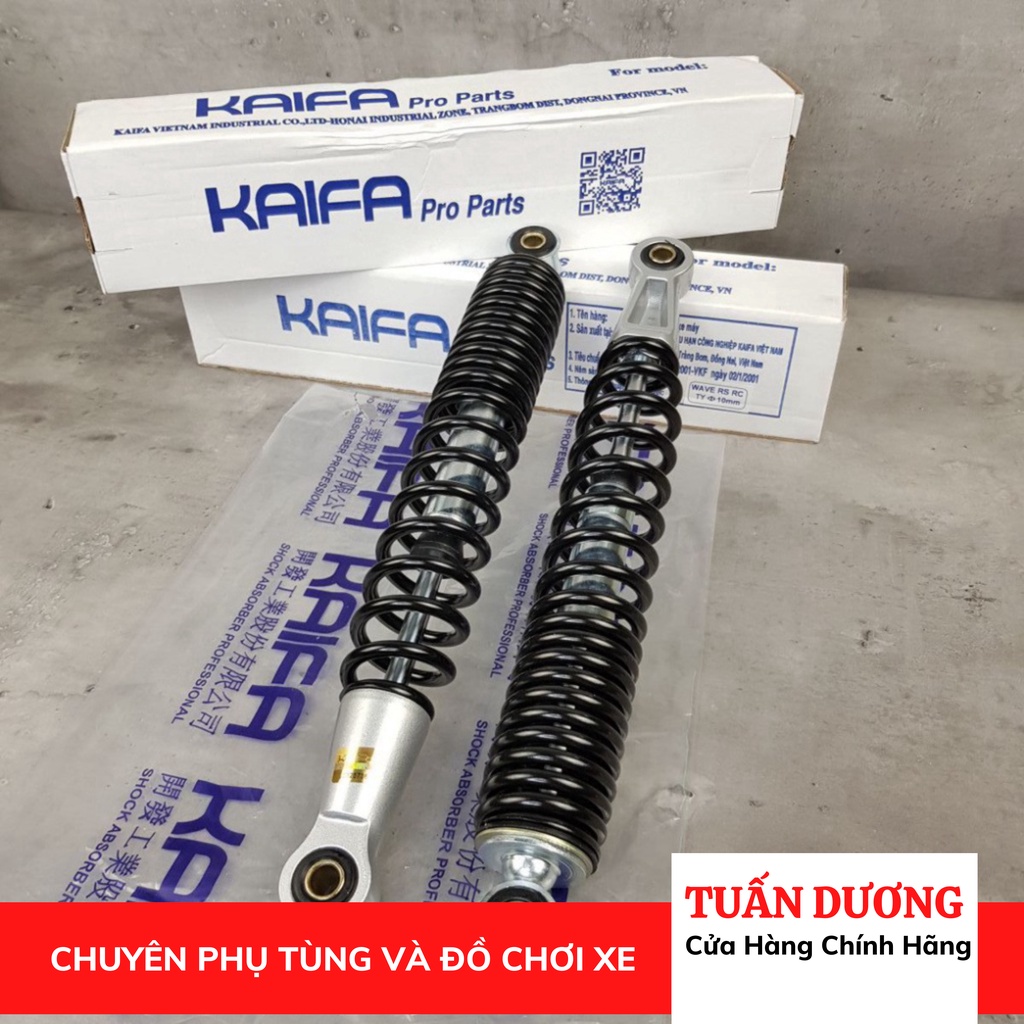 Phuộc nhún sau Kaifa - Giảm sóc sau cho Wave alpha , Wave a , Wave rs , Wave s110 và các dòng xe tương tự