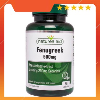 Lợi Sữa Cỏ Cà Ri Fenugreek Natures Aid 500mg
