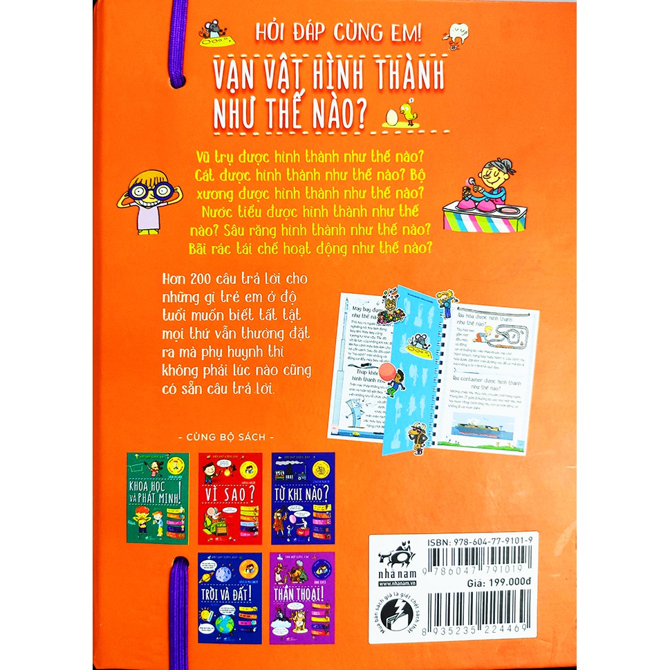 Sách thiếu nhi - Hỏi Đáp Cùng Em - Vạn Vật Hình Thành Như Thế Nào