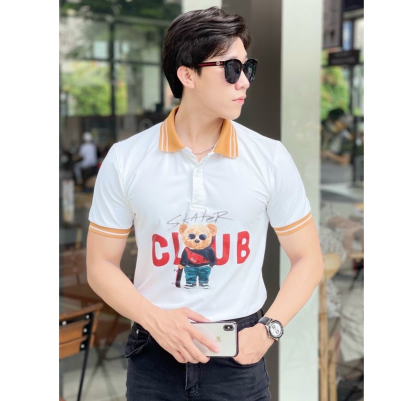 Áo polo nam cổ bẻ vải cá sấu Cotton xuất xịn,chuẩn form, sang trọng - thanh lịch TB04