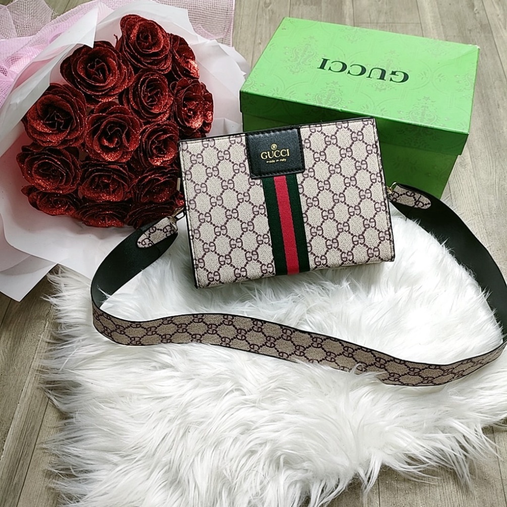 Túi Xách Nữ Họa Tiết Di or Sang Trọng Nhiều Mẫu, Size 20,  Dây Vải Điều Chỉnh