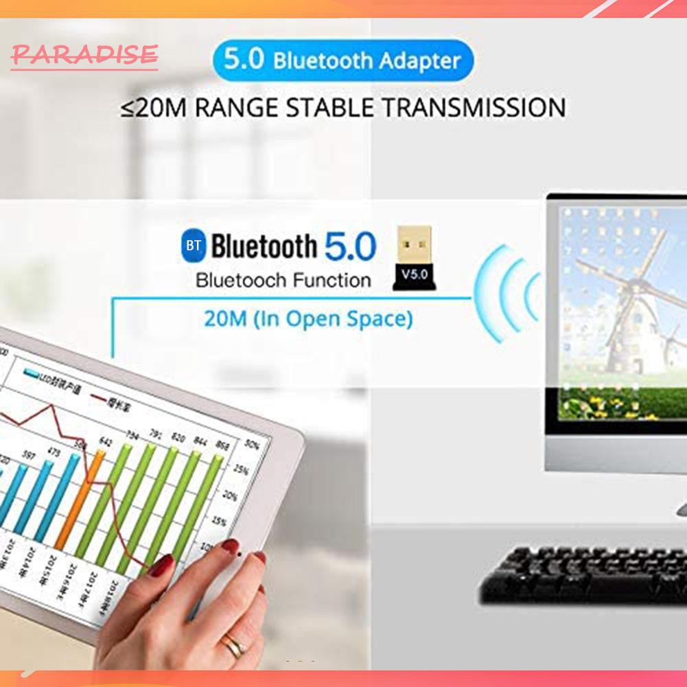 Bộ Thu Phát Âm Thanh Không Dây Bluetooth 5.0 Thiên Đường Kính 1 Cổng Usb | BigBuy360 - bigbuy360.vn
