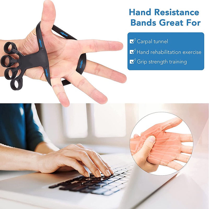 Dụng Cụ Luyện Tập Cơ Ngón Tay Bằng Silicone Giúp Giảm Đau Hiệu Quả