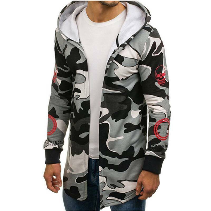 Áo khoác hoodie chống gió chống nước phong cách quân đội cho nam