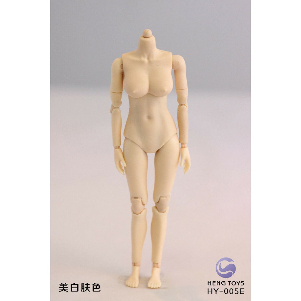 Mô hình cơ thể nữ bằng nhựa PVC để trang trí 6" tỉ lệ 1:12