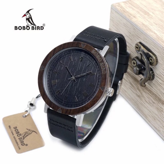 Đồng hồ nam nữ thời trang Bobo Bird K09 chất liệu gỗ độc đáo
