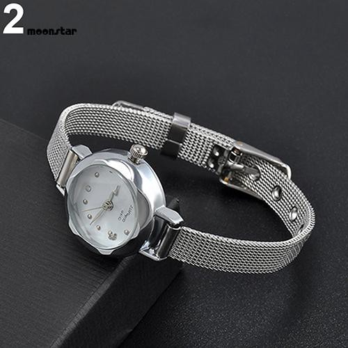 Đồng hồ dây thép lưới mảnh thời trang nữ