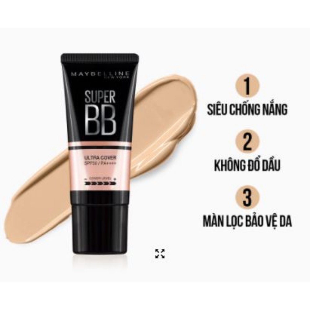 Kem Nền Maybelline New York BB Super Cover 01 Natural 30ml