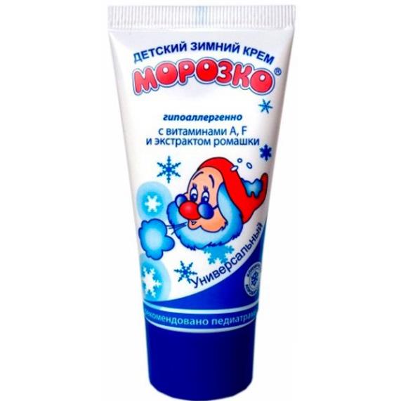 Kem bôi nẻ, dưỡng ẩm Ông già tuyết Mopo3ko. Chống nẻ, mềm da an toàn cho trẻ sơ sinh (Nga).Tuýp 50ml