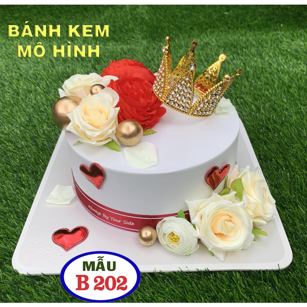 Bánh kem mô hình mẫu hoa đẹp, bánh trang trí , trưng bày thay bánh thật rất tiện lợi, hoa trang trí bánh kem